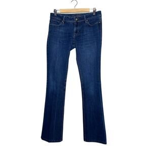 DL1961 Cindy Low Rise Slim Bootcut Jeans Mariner Wash Size 29 Y2K Vintage